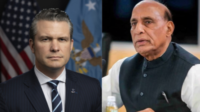 Rajnath Singh speaks to US defence secretary Pete Hegseth; reviews defence ties, thanks US for anti-terror support