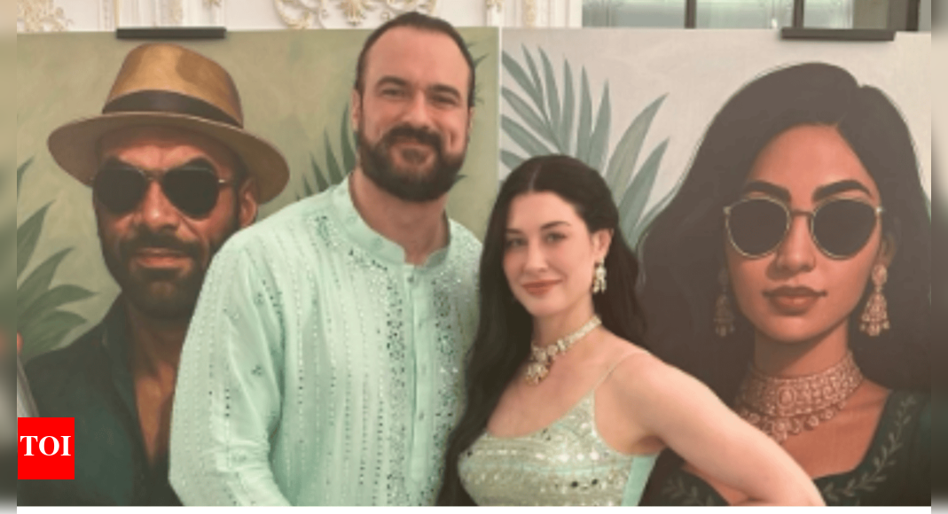 Drew McIntyre delights WWE fans in traditional Indian attire at Jinder Mahal’s star-studded wedding