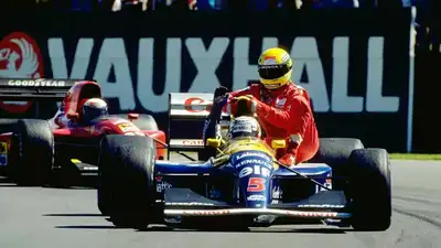 Revisiting the legendary British Grand Prix moment when Nigel Mansell gave Ayrton Senna a lift in his F1 car