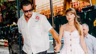 Taylor Swift wears $22500 Cartier necklace as fans spot hidden message for Travis Kelce in New York City dinner