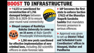 Cabinet clears Vrindavan Gram scheme, Rs 4k-cr bridge rebuild plan