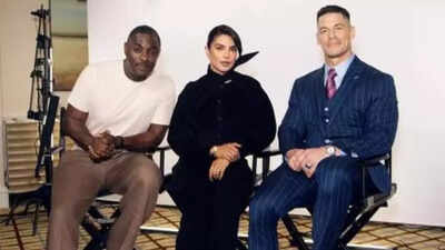 Priyanka Chopra shares fun BTS moments from 'Heads of State' sets, poses with John Cena, Idris Elba