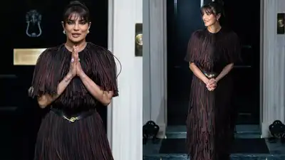 Priyanka Chopra’s fringe dress stole the show and Nick Jonas couldn't take his eyes off her!