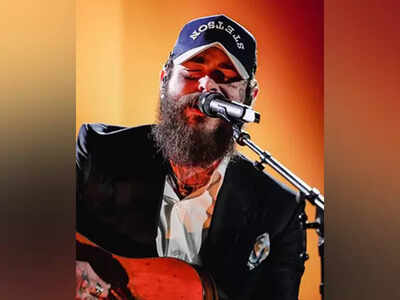 Post Malone falls off stage during concert in Arizona
