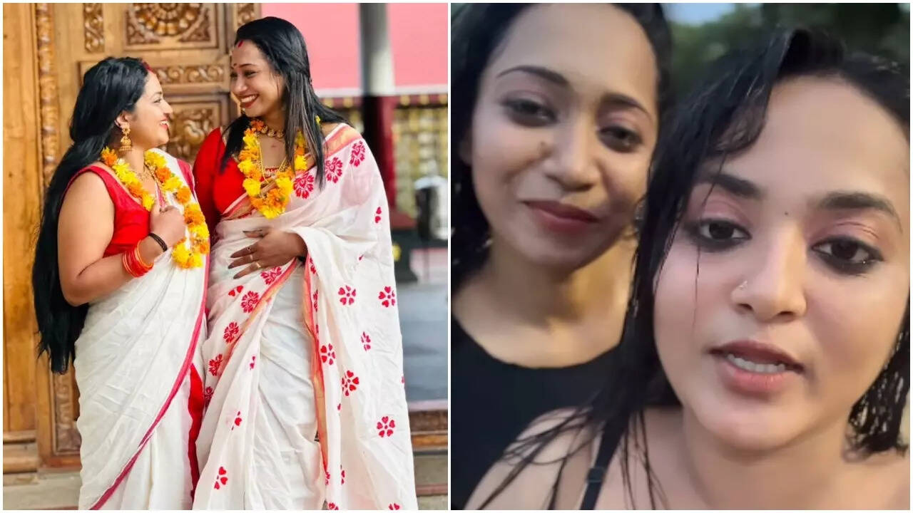 Prarthana Krishna clarifies the viral wedding video: It was just a  photoshoot, she is my best friend | - Times of India