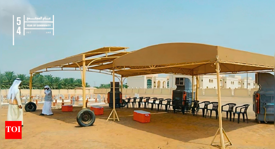 UAE: Al Ain cemeteries now offer portable ACs to comfort mourners in scorching heat