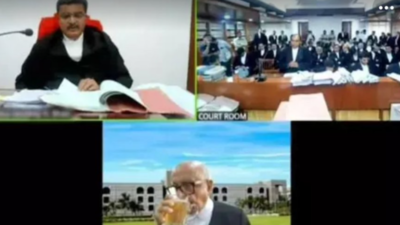 'Outrageous': Lawyer sips beer during virtual hearing; Gujarat HC begins contempt proceedings