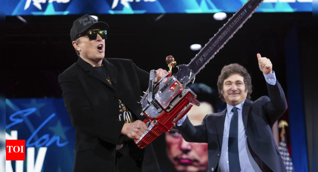 ‘I ran with it’: Musk regrets wielding chainsaw at CPAC