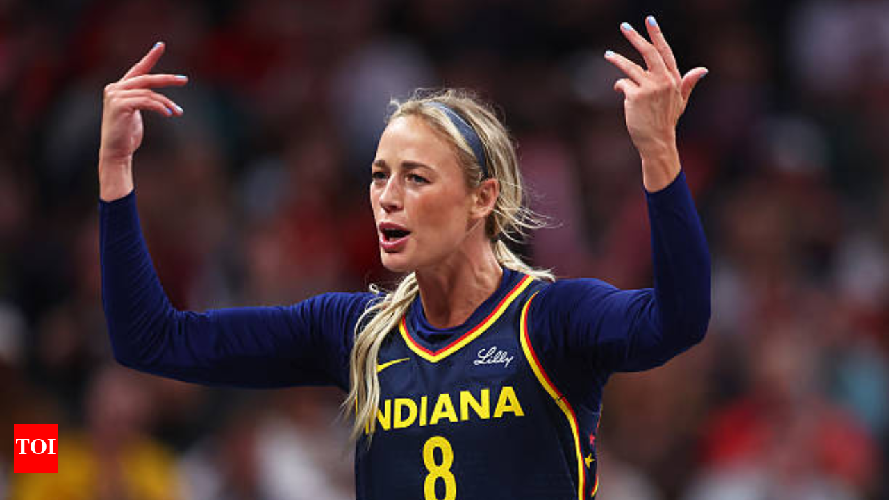 Sophie Cunningham's locker-room twerk steals the show after Fever's Cup win  | International Sports News - Times of India