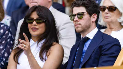 Priyanka Chopra takes a break from 'Heads of State' promotions to attend Wimbledon with Nick Jonas