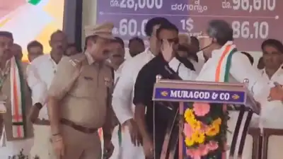  Cop opts for VRS months aft  Siddaramaiah’s 'air slap'; BJP demands CM’s apology