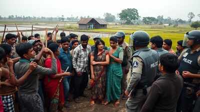 Mob violence in Assam: Couple held hostage over illicit relationship; police team attacked during rescue operation