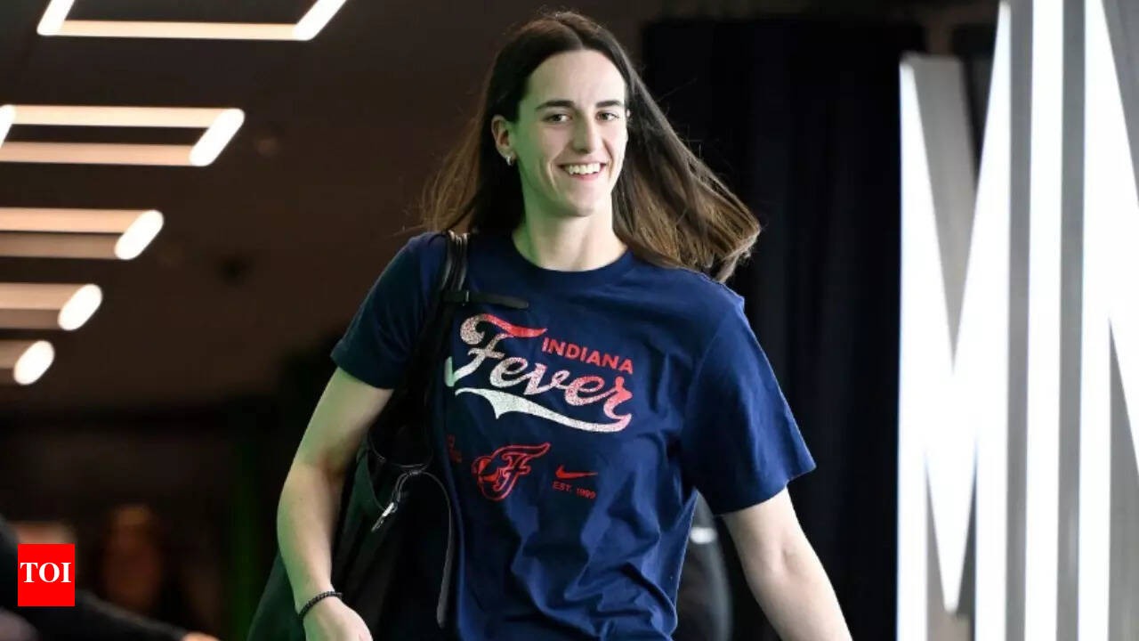 Caitlin Clark shocks Pat McAfee with wild beer chug after Indiana Fever  clinch Commissioner's Cup | NBA News - Times of India