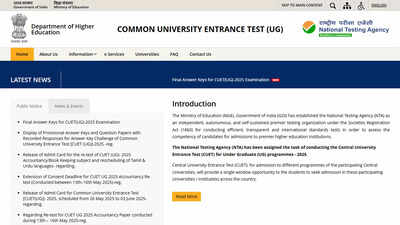 CUET UG 2025 results to be announced today on cuet.nta.nic.in for over 13 lakh students