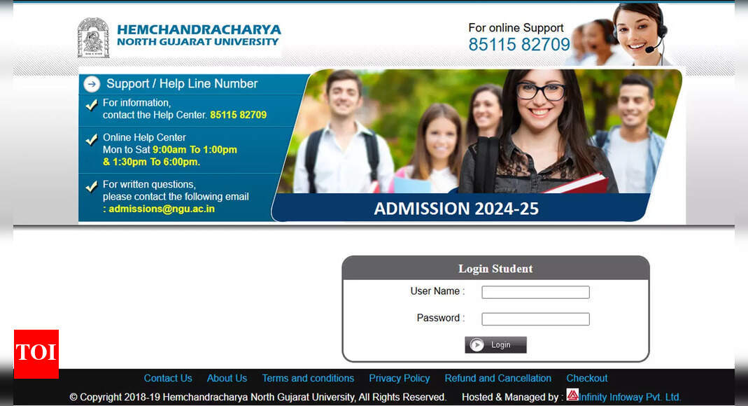 HNGU BA Sem 1 result 2025 released at ngu.ac.in, direct link to download