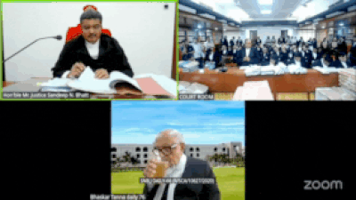 Virtual court shocker in Gujarat: Lawyer seen drinking from ‘beer mug’ and speaking on phone; HC issues contempt notice - watch
