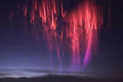 What is a ‘sprite’ which was spotted towering over the US by NASA