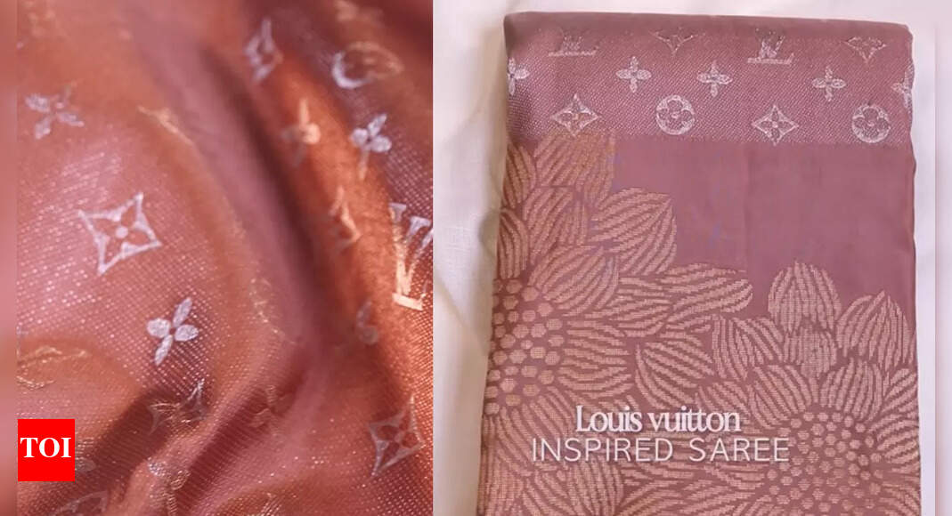 Indian saree shop comes up with viral ‘Louis Vuitton’ saree