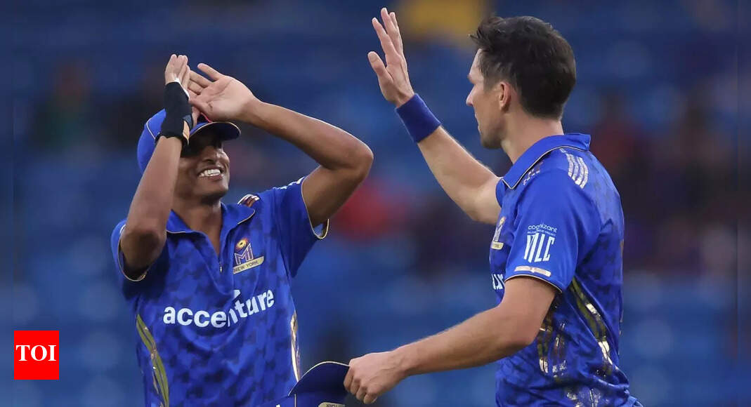 MLC: MI New York stay in playoff hunt with win over LA Knight Riders; LAKR on the brink