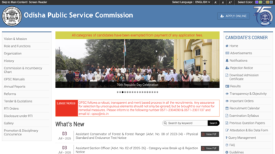  Schedule for ACF and Forest Ranger PST released at opsc.gov.in, check dates here