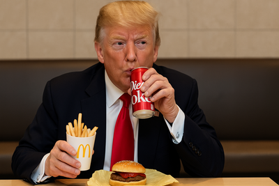 Kétchup, Coca Light y Comida Rápida: El Sabor del Poder según Donald Trump