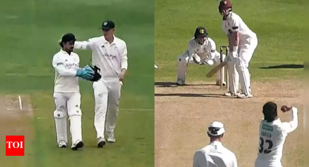 '6 balls, 6 actions': Ishan Kishan imitates Dhoni, Harbhajan, Warne in 1 over