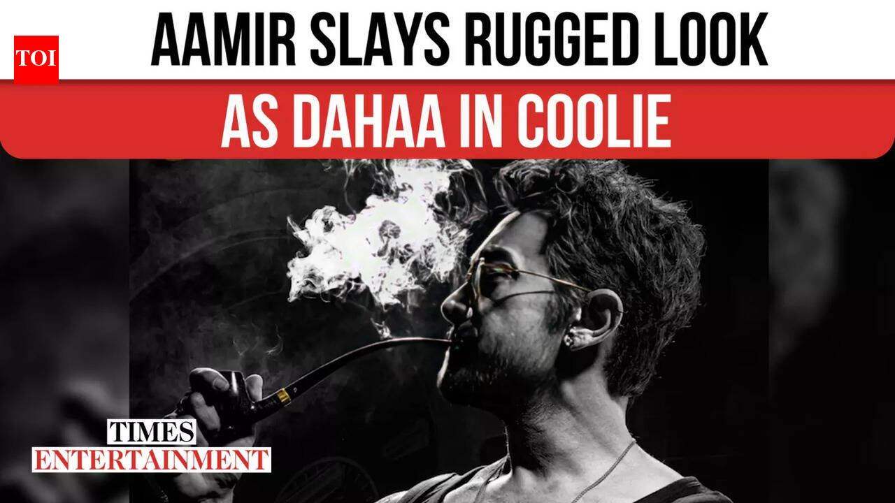 Aamir Khan's Rugged Debut Look as 'Dahaa' in Rajinikanth’s ‘Coolie ...