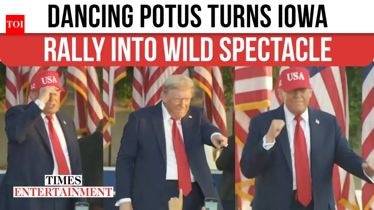Trump Grooves At Iowa Rally: America250 Kickoff Turns Into Showbiz ...