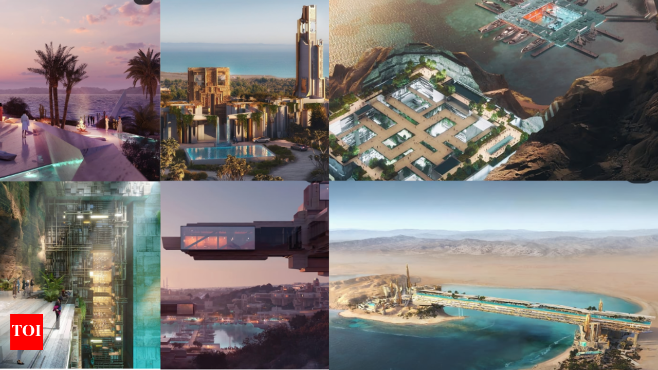 Futuristic City In Saudi Arabia