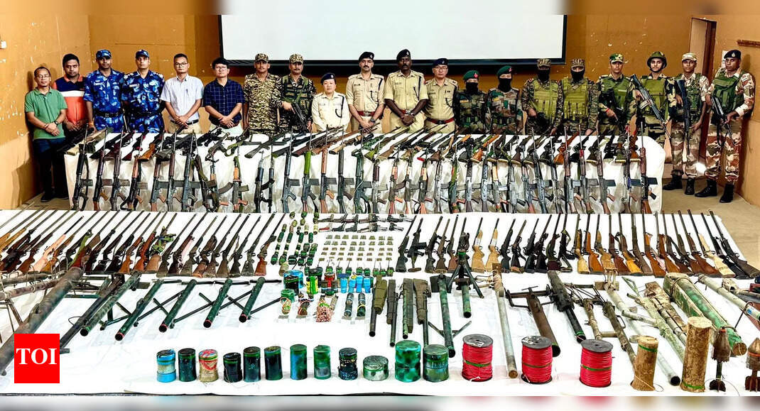 Manipur crackdown: Over 200 weapons, grenade launchers recovered; operations across districts
