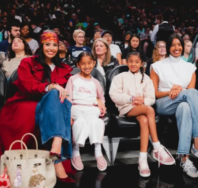 Vanessa Bryant has a mother-daughter night out on a special night for Los Angeles Dodgers pitcher Clayton Kershaw