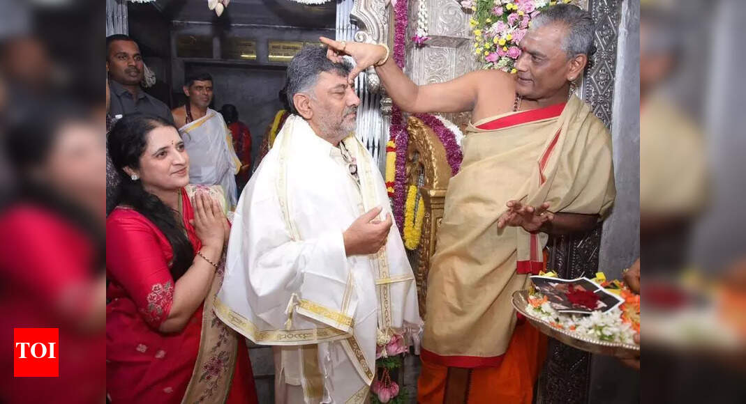 DK Shivakumar Maintains CM Ambitions Amidst Prayers at Chamundeshwari Temple