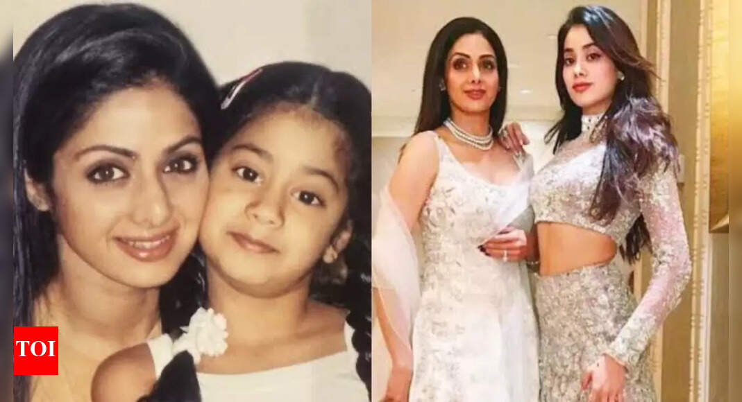 Throwback to when the late Shridevi teased 15 year old Janhvi Kapoor about her broken Hindi - read here