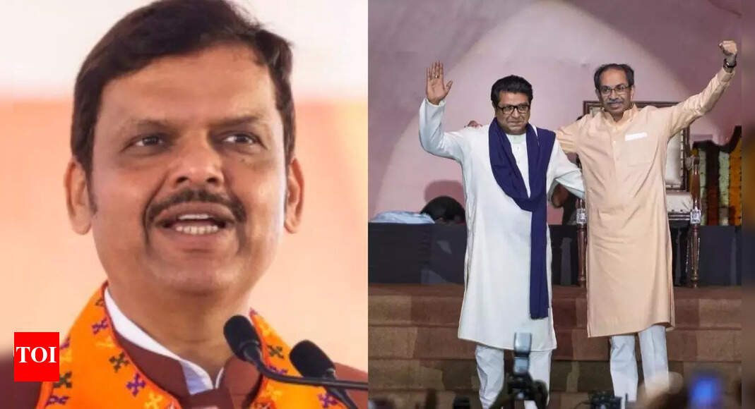 'Balasaheb must be blessing me': Fadnavis on Thackeray reunion; takes 'rudali' swipe at Uddhav