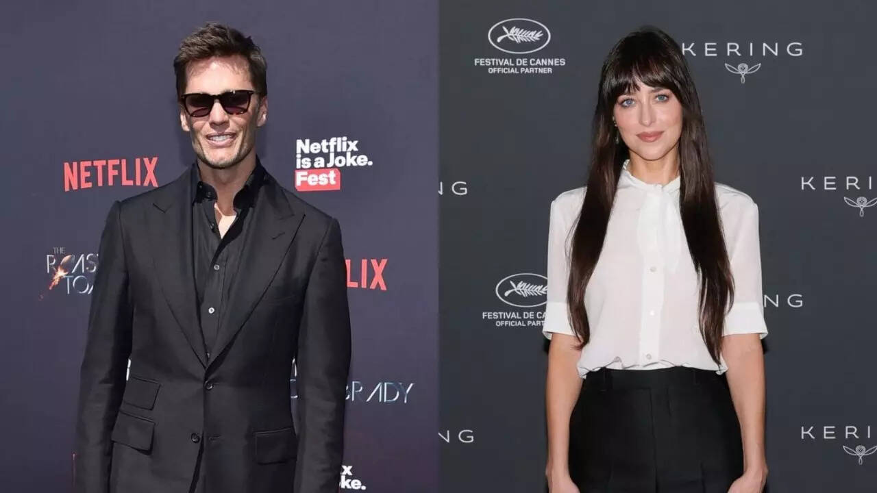 Tom Brady spotted mingling with bikini-clad Dakota Johnson on star-studded  Ibiza yacht party amid Sydney Sweeney buzz | NFL News - Times of India