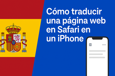 Cómo traducir una página web en Safari en un iPhone