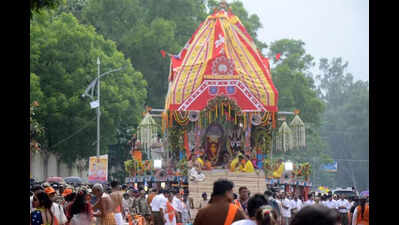 Vibrant scene from Ghurti Rath Yatra at Jagannathpur