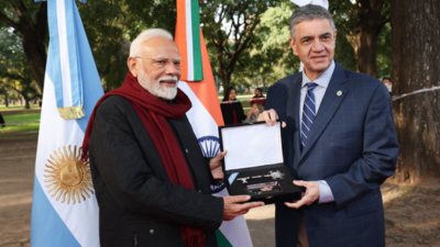 Argentina visit: PM Modi receives 'key to city of Buenos Aires'; symbolic gesture of friendship, mutual trust