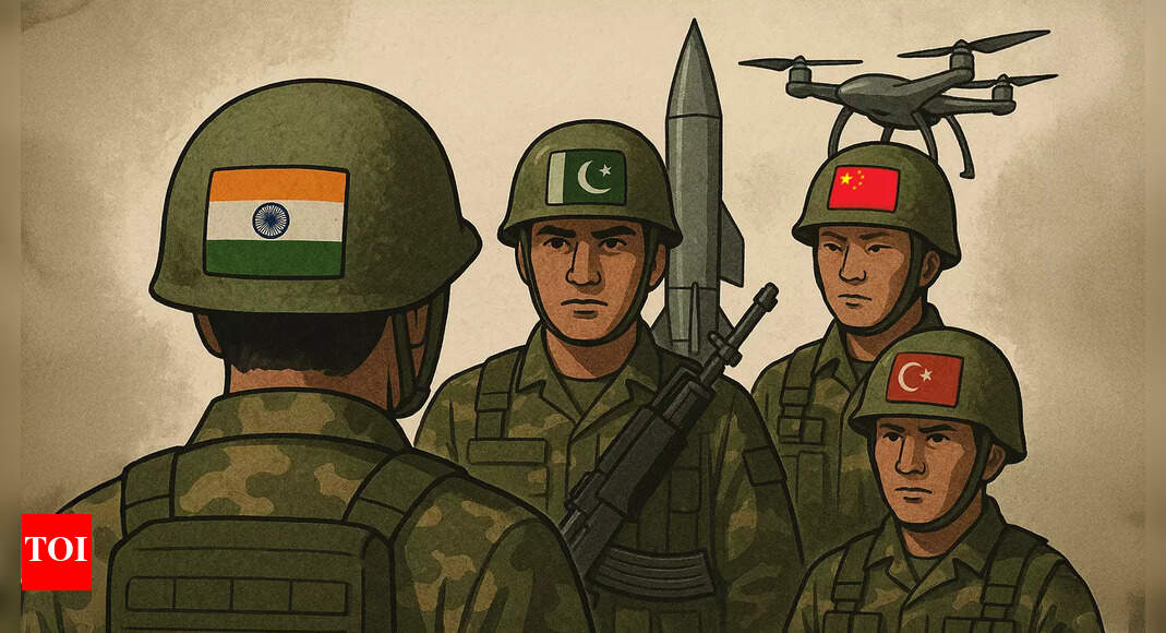 India fought Pakistan, China, and Turkiye in near war