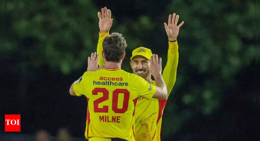 MLC 2025: Faf du Plessis' 91, Adam Milne's fifer help Texas Super Kings thrash Seattle Orcas; cement top spot | Cricket News - Times of India