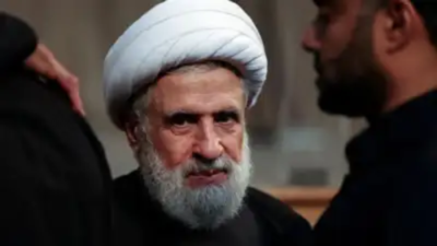  Hezbollah chief Naim Qassem tells supporters; dismisses Israeli threats