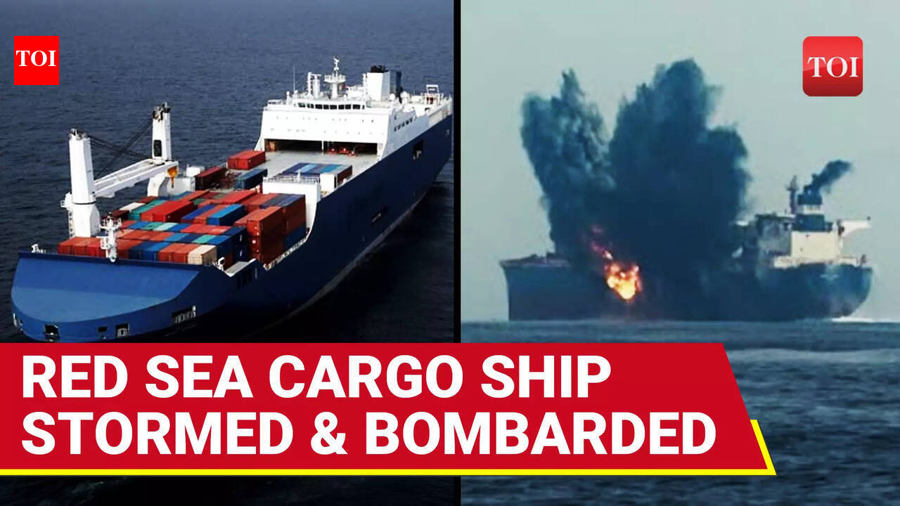 Cargo Ship Attacked In Red Sea By Armed Men With RPGs, Says UK Maritime ...