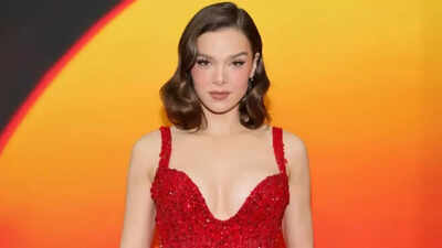 Hailee Steinfeld flaunts orange furry bikini and stunning ring in sunkissed summer photo that turns heads online