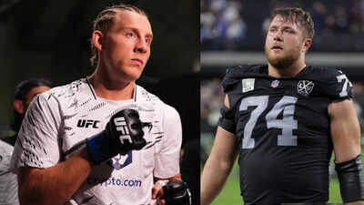 Kolton Miller and Paddy Pimblett spark wild NFL UFC clash as viral photo ignites unbelievable size debate