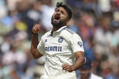  Under grey skies, Akash Deep shines bright