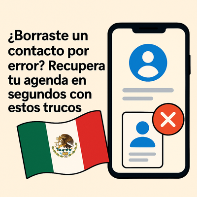 ¿Borraste un contacto por error? Recupera tu agenda en segundos con estos trucos