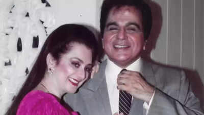 When Dilip Kumar kept Saira Banu connected  her toes, the histrion   shared fond memories - Throwback