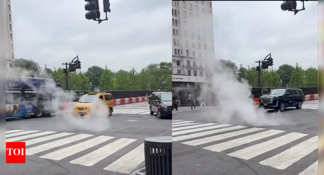‘America's stinkiest city’: Smoke-filled NYC streets leave Indian vlogger stunned - video