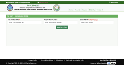 TS ICET result 2025 declared: Check direct link and steps to download scorecards here