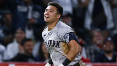 Anthony Volpe’s dad sparks wild moment after defending son from Mets fans' trash talk